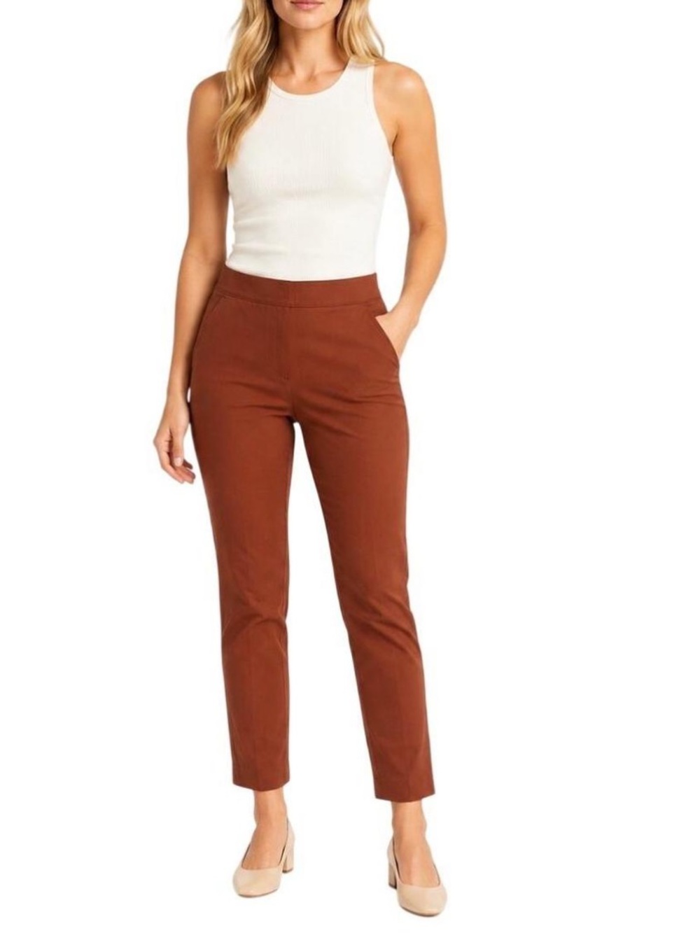 Spanx 20365R On-The-Go Ankle Slim Straight Pants